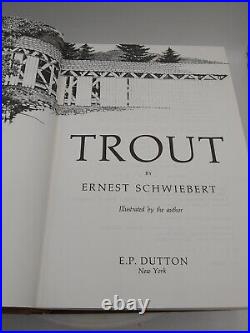 TROUT 1978 2 Vol. Book Set Ernest Schwiebert First Edition Hardcover Boxed Set