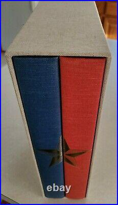 Texas by James A. Michener Two Book Box Set 1986 First Edition