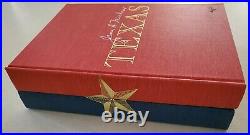 Texas by James A. Michener Two Book Box Set 1986 First Edition