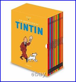 The Adventures of Tintin Boxset 23 Books Collection By Herge NEW Paperback