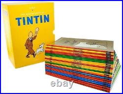 The Adventures of Tintin Boxset 23 Books Collection By Herge NEW Paperback