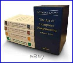 The Art of Computer Programming, Volumes 1-4a Boxed Set by Donald E. Knuth Engl