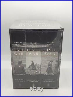 The Civil War Trilogy Box Set by Shelby Foote. New still in original shrink wrap