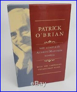 The Complete Aubrey Maturin Novels Box Set with 21 by Patrick O Brian Hardcover