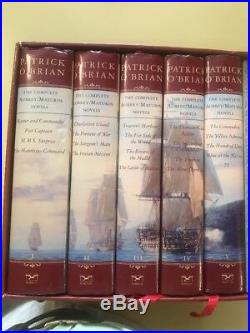 The Complete Aubrey Maturin Novels Patrick O'Brian 5 Vol Box Set 2004 Like New