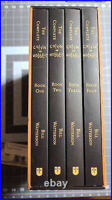 The Complete Calvin & Hobbes 3-Book Hardcover Box Set 2005 Collection -like new