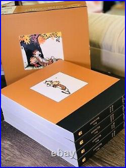 The Complete Calvin and Hobbes NEW Paperback Boxed Set COLORED. Bill Watterson