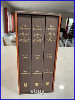 The Complete Calvin and Hobbs 3 Book Box Set FIRST EDITION 2005 Hardcover