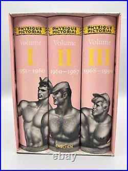 The Complete Reprint of PHYSIQUE PICTORIAL 1951-1990 Hardcover Box Set of 3 1997