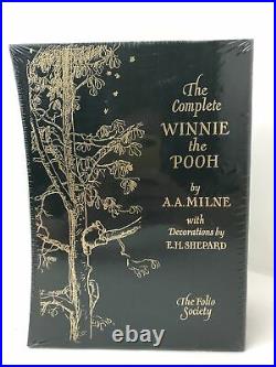 The Complete Winnie The Pooh Hardcover -boxed 3 Book Set By Folio Society NEW