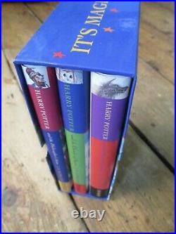 The Harry Potter Trilogy Box set Books Ted Smart First Edition 1,1,2 Print