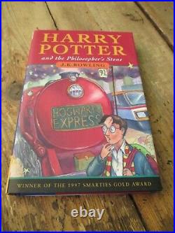 The Harry Potter Trilogy Box set Books Ted Smart First Edition 1,1,2 Print