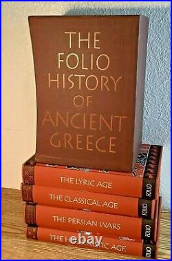The History of Ancient Greece Folio Society Boxed Set of 4 Volumes 2002