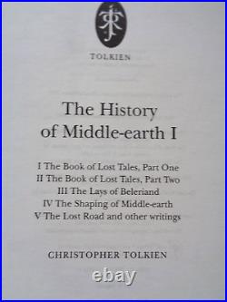The History of Middle-Earth by Christopher Tolkien 2020 HC/DHJ Boxed Set