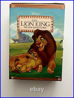 The Lion King Six New Adventures 1994 Walt Disney. Hardback Book Box Set