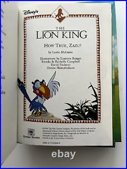 The Lion King Six New Adventures 1994 Walt Disney. Hardback Book Box Set