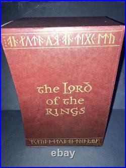 The Lord Of The Rings Box Set Folio Society J. R. R. Tolkien Trilogy
