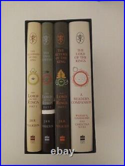 The Lord of the Rings A Reader's Companion Hardcover Trilogy Box Set