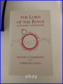 The Lord of the Rings A Reader's Companion Hardcover Trilogy Box Set