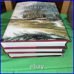 The Lord of the Rings Hardcover Box Set Illustrated by Alan Lee 1st printing