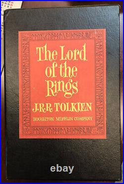 The Lord of the Rings Trilogy (1965, Hardcover Book Box Set with Maps)