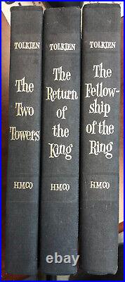The Lord of the Rings Trilogy (1965, Hardcover Book Box Set with Maps)