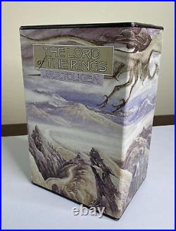 The Lord of the Rings Trilogy, Houghton Mifflin Box Set Slipcase Hardcover, Maps