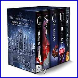 The Lunar Chronicles Boxed Set Cinder, Hardcover, by Meyer Marissa Good