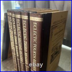 The Original McGuffey's Eclectic Series Readers Box Set of 8 Books HC 1982/1985