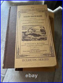The Original McGuffey's Eclectic Series Readers Box Set of 8 Books HC 1982/1985