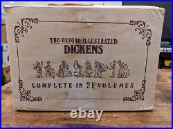 The Oxford Illustrated Charles Dickens 21 Volume Set NEW UNREAD Rare Display Box