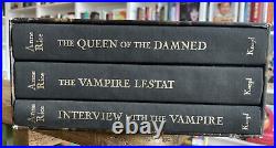 The Vampire Chronicles Anne Rice Signed Box Set Interview Vampire Lestat Queen