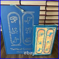 The Way of Cartouche Egyptian Tarot Book Cards Murry Hope Box Set 1985 Rare