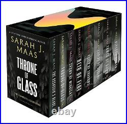 Throne of Glass 8 Books Box Set By Sarah J. Maas NEW PAPERBACK 2023 RELEASE