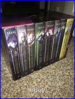 Throne of Glass COMPLETE Box Set by Sarah J. Maas Hardcover 8-book set