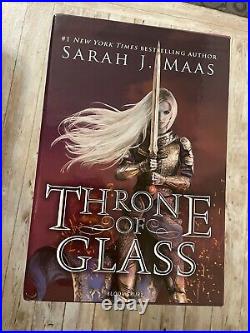 Throne of Glass Series Hardcover Box Set with Poster and Faecrate TOG Dust Jackets