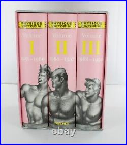 Tom Finland 3 Vol Set Complete Reprint Of Physique Pictorial 1951-1990 Taschen