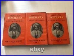 Travels Into Bokhara- Volumes 1,2,3 In Box Set 4th Edition 1973-hardback Books