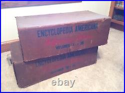 VINTAGE 1953 SET OF AMERICANA ENCYCLOPEDIAS IN GREAT CONDITION With ORIGINAL BOXES