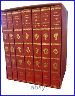 Vintage 1989 Jane Austen Folio Society Boxset Pride And Prejudice Emma Pursuasio