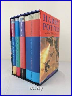 Vintage Harry Potter 4 Vol Hardcover Box Set UK Edition Bloomsbury in Slipcase