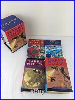 Vintage Harry Potter 4 Vol Hardcover Box Set UK Edition Bloomsbury in Slipcase