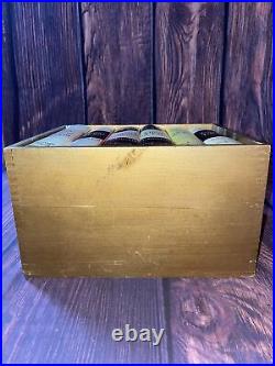 Vtg Second World War Winston Churchill 6 Vol Wood Box Collector Book Set WWII