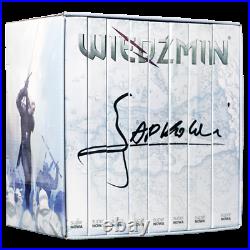 WIEDZMIN the Witcher SAPKOWSKI set of 8 volumes POLISH Original HARDCOVER BOX