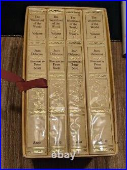 Waterfowl of the World by Jean Delacour vol 1 4 boxed set. Country Life 1973