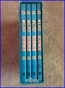 Weird Science Complete EC Library 4 Vol. Box Set withSlipcase Russ Cochran 1980