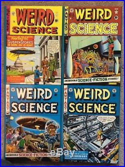 Weird Science Complete EC Library 4 Vol. Box Set withSlipcase Russ Cochran 1980