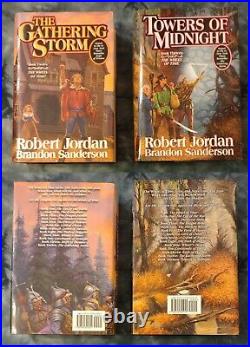 Wheel of Time Robert Jordan COMPLETE 15 Book Set TOR HC PB Signed Boxed 1st/1st