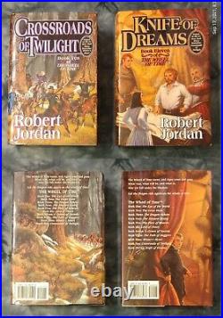 Wheel of Time Robert Jordan COMPLETE 15 Book Set TOR HC PB Signed Boxed 1st/1st