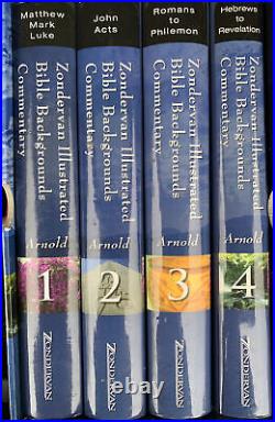 Zondervan Illustrated Bible Backgrounds Commentary Box Set-Like New! H/C D/J